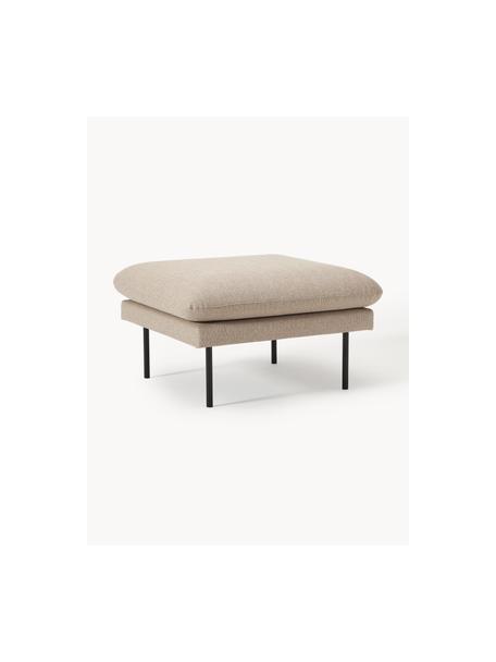 Sofa-Hocker Moby, Bezug: Polyester Der hochwertige, Gestell: Massives Kiefernholz, Bir, Webstoff Beige, B 78 x T 78 cm