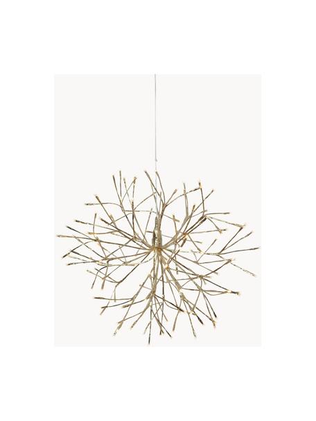 Decorazione natalizia a LED da esterno Winny, Ø 50 cm, Decorazione: plastica, Struttura: metallo, Dorato, Ø 50 x Alt. 45 cm