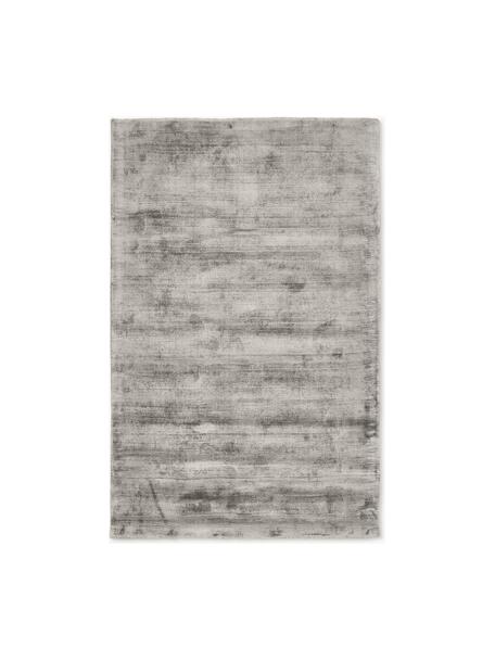 Tapis en viscose tissé main Jane, Gris, larg. 120 x long. 180 cm (taille S)