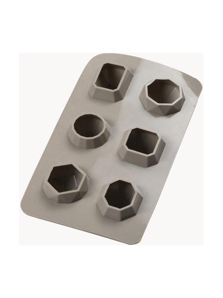 Molde para cubitos de hielo de silicona Diamond, Silicona, Greige, An 19 x Al 3 cm