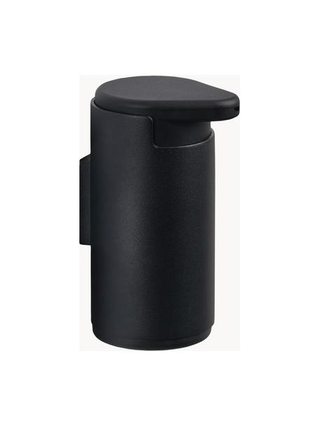 Seifenspender Rim zur Wandbefestigung, Behälter: Aluminium, beschichtet, Schwarz, Ø 9 x H 14 cm