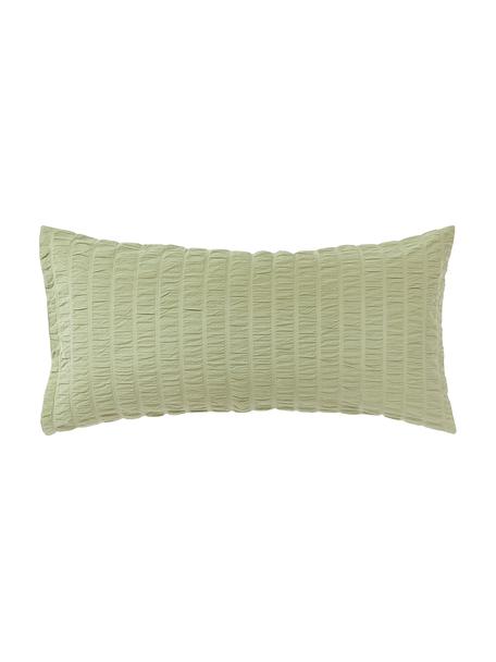 Seersucker-Kopfkissenbezüge Esme, 2 Stück, Grün, B 40 x L 80 cm