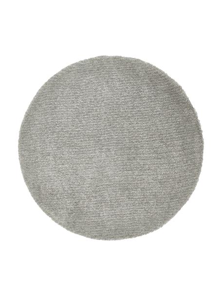 Načechraný kulatý koberec s vysokým vlasem Marsha, Odstíny šedé, Ø 120 cm (velikost S)