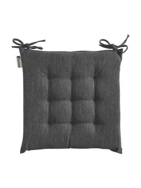 Venkovní podsedák na židli Olef, 100 % bavlna, Tmavě šedá, Š 40 cm, D 40 cm
