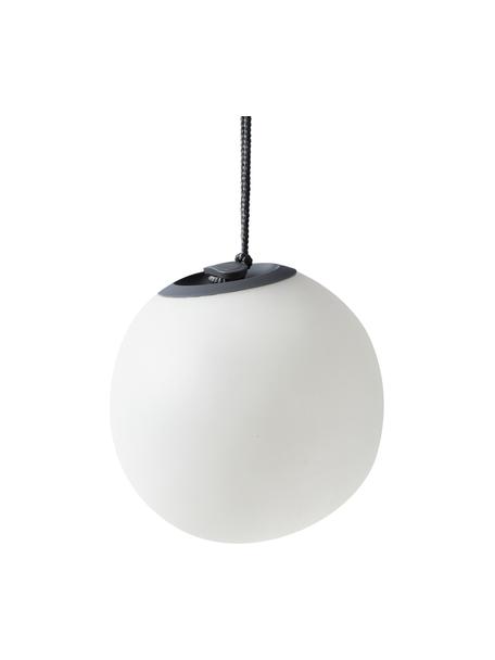 Lampada a sospensione mobile a LED dimmerabile con cambio colore e telecomando Norai, Lampada: polietilene, Bianco, grigio scuro, Ø 24 x Alt. 24 cm