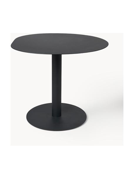 Table de forme organique Pond, Ø 88 cm, Acier de structure, revêtu par poudre et galvanisé, Noir, mat, Ø 88 cm