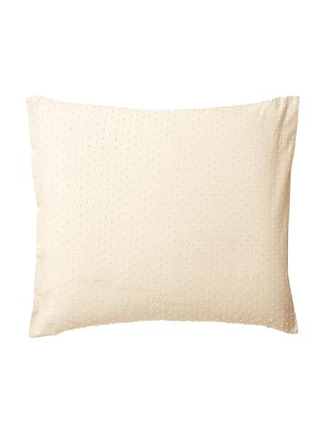 Plumetti kussenhoezen Aloide in geel, 2 stuks, Weeftechniek: plumetti Draadtelling 160, Pastelgeel, B 60 x L 70 cm