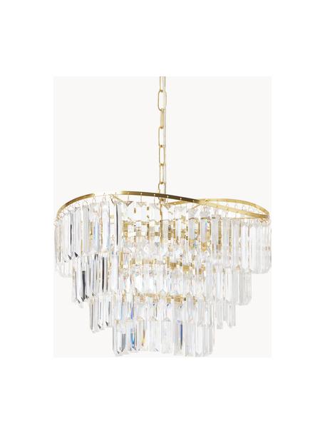 Lustre Eleanor, Transparent, doré, Ø 45 x haut. 32 cm