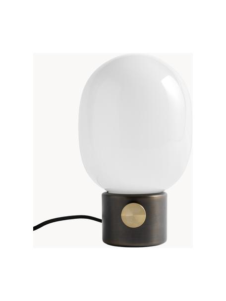 Lampe à poser avec port USB JWDA, intensité lumineuse variable, Blanc, taupe, Ø 17 x haut. 29 cm