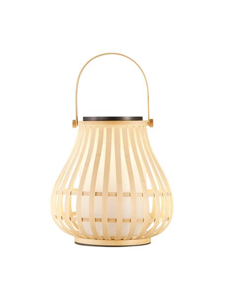 Zewnętrzna lampa solarna Leo To-Go, Jasny beżowy, biały, Ø 30 x W 30 cm