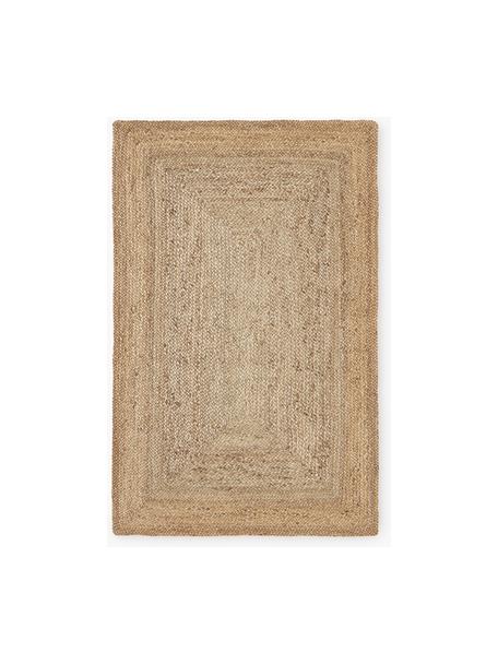 Tapis en jute fait main Sharmila, 100 % jute, Brun, larg. 120 x long. 180 cm (taille S)