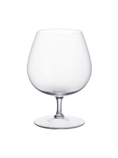 Pohár na koňak Purismo, 4 ks, Sklo, Priehľadná, Ø 7 x V 13 cm, 470 ml