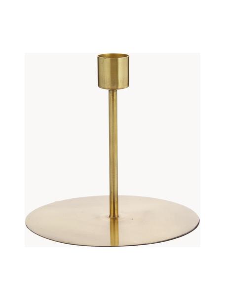 Kerzenhalter Anit, Metall, beschichtet, Goldfarben, Ø 13 x H 12 cm