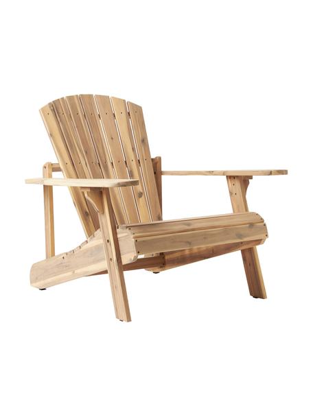 Transat en bois d'acacia Charlie, Bois d'acacia, huilé, Bois d'acacia, larg. 82 x haut. 85 cm