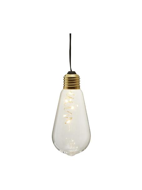 Dekorativní LED svítidlo Glow, 2 ks, Mosazná, transparentní, Ø 6 cm, V 13 cm