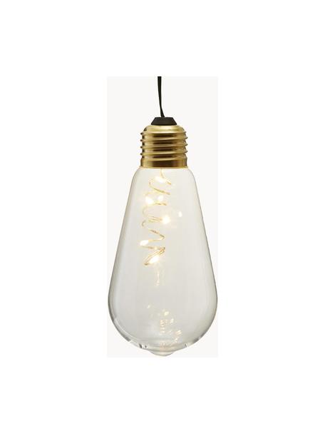 Lampadina decorativa a LED Glow 2 pz, Paralume: vetro, Ottonato, trasparente, Ø 6 x Alt. 13 cm