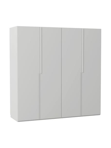 Modulární skříň s otočnými dveřmi Leon, šířka 200 cm, více variant, Šedá, Interiér Basic, Š 200 x V 200 cm