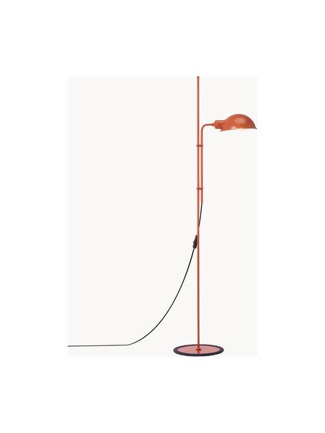 Kleine Stehlampe Funiculí mit verstellbarem Lampenschirm, Lampenschirm: Aluminium, beschichtet, Terrakotta, glänzend, H 135 cm