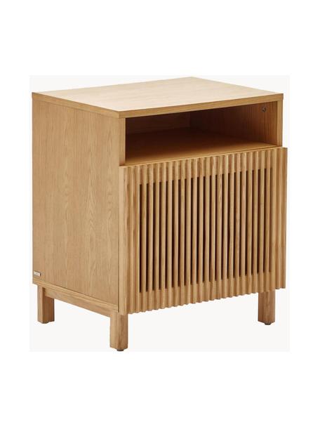 Table de chevet en bois de chêne Beyla, Bois de chêne, larg. 53 x haut. 62 cm