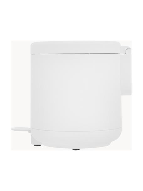 Pattumiera con funzione pedale Ume, Plastica (ABS), Bianco, 4 L
