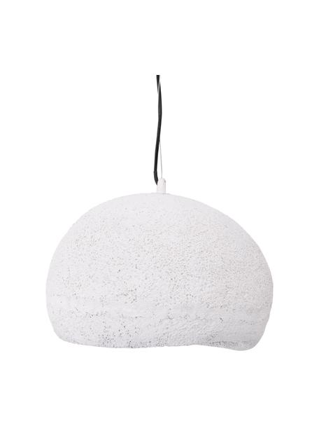 Moderne Pendelleuchte Gilltorp, Lampenschirm: Harz, Baldachin: Metall, beschichtet, Weiß, Ø 40 x H 26 cm