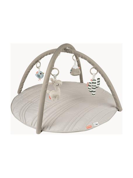 Speelmat Lalee, Bekleding: 100% polyester, Beigetinten, Ø 90 x H 48 cm