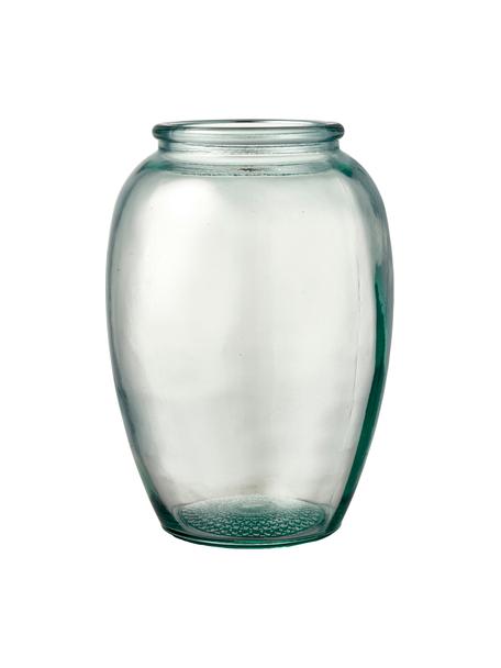 Sklenená váza Kusintha, Recyklované sklo, Zelená, Ø 13 x V 20 cm