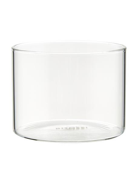 Poháre na vodu z borosilikátového skla Boro, 6 ks, Borosilikátové sklo, Priehľadná, Ø 8 x V 6 cm, 200 ml