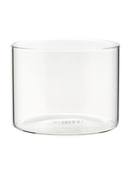 Szklanka ze szkła borokrzemowego Boro, 6 szt., Szkło borokrzemowe, Transparentny, Ø 8 x W 6 cm, 200 ml