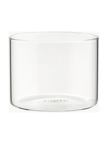 Wassergläser Boro aus Borosilikatglas, 6 Stück, Borosilikatglas, Transparent, Ø 8 x H 6 cm, 200 ml