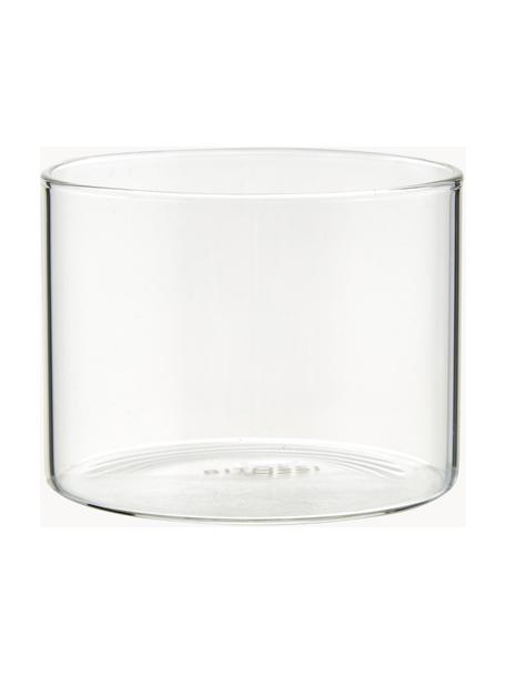 Bicchiere acqua in vetro borosilicato Boro 6 pz, Vetro borosilicato, Trasparente, Ø 8 x Alt. 6 cm, 200 ml