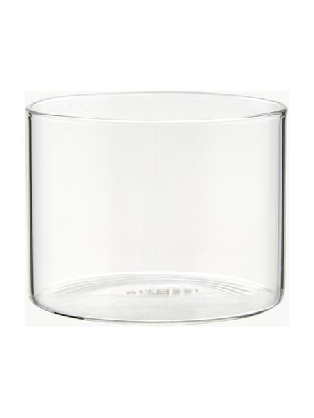 Vasos de vidrio borosilicato Boro, 6 uds., Vidrio de borosilicato, Transparente, Ø 8 x Al 6 cm, 200 ml