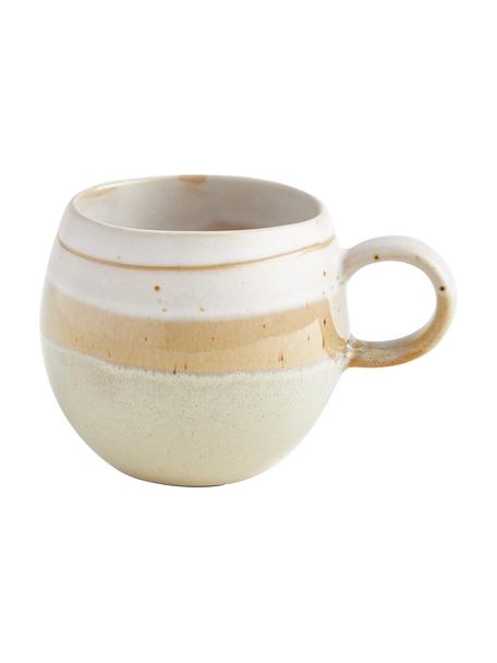 Ručne vyrobená šálka s efektnými farebnými prechodmi April, Kamenina, Odtiene žltej, Ø 9 x V 8 cm, 275 ml