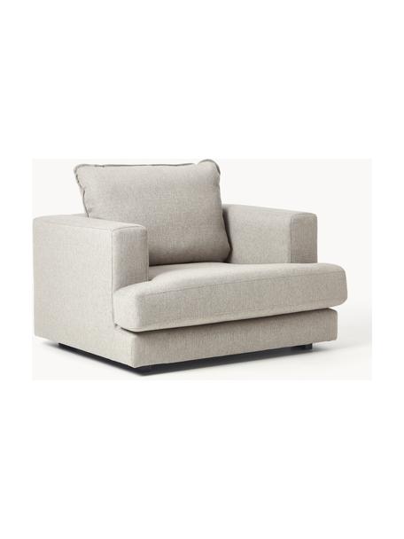 Sessel Tribeca, Bezug: 100 % Polyester Der hochw, Gestell: Massives Kiefernholz, FSC, Webstoff Hellgrau, B 110 x T 96 cm