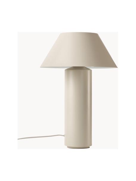Lampa stołowa Niko, Jasny beżowy, Ø 35 x W 55 cm