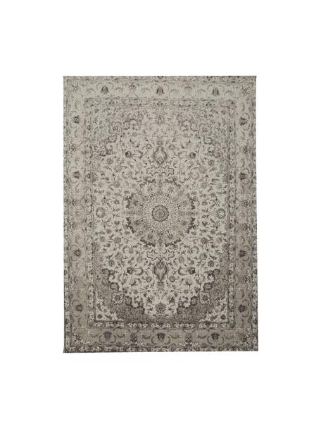 Tapis beige gris vintage chenille tissé main Sofia, Beige, gris, larg. 160 x long. 230 cm (taille M)