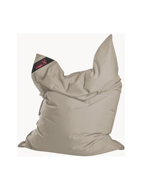 Grand fauteuil poire Scuba, Beige, larg. 130 x haut. 170 cm