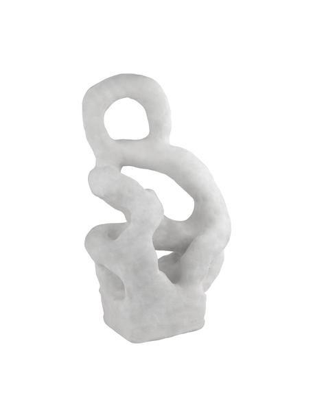 Deko-Objekt Wigi aus Stein in Weiß, Stein, Gebrochenes Weiß, B 19 x H 32 cm