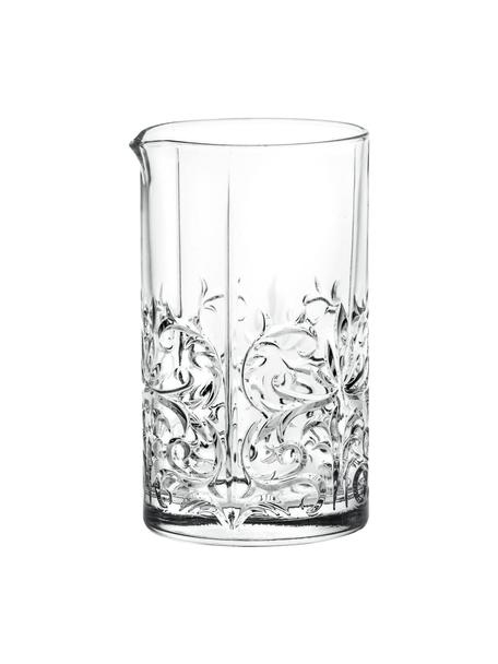 Szklanica barmańska z reliefem Tattoo, Szkło kryształowe, Transparentny, Ø 10 x W 16 cm, 650 ml