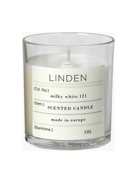 Bougie parfumée Linden (fleurs de tilleul), Cire naturelle de soja, verre, Fleurs de tilleul, Ø 8 x haut. 8 cm