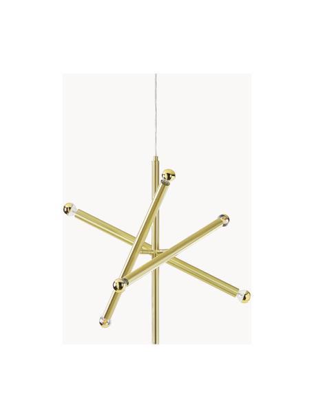 Design hanglamp Sticks, Messingkleurig, B 60 cm