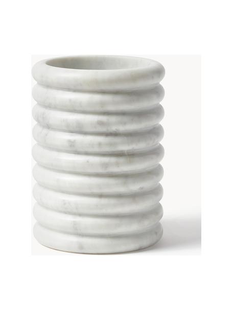 Marmor-Weinkühler Zuri, Marmor, Weiß, marmoriert, Ø 14 x H 19 cm