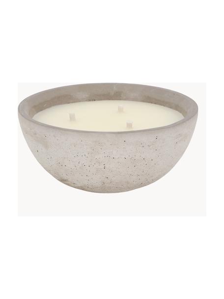 Candela da giardino a tre stoppini Round, Contenitore: cemento, Grigio, Ø 28 x Alt. 14 cm