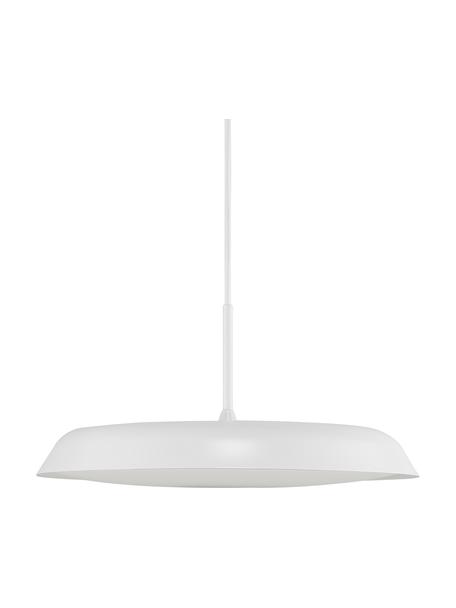 Lámpara de techo LED regulable Piso, Pantalla: metal recubierto, Cable: cubierto en tela, Blanco, Ø 36 x Al 17 cm