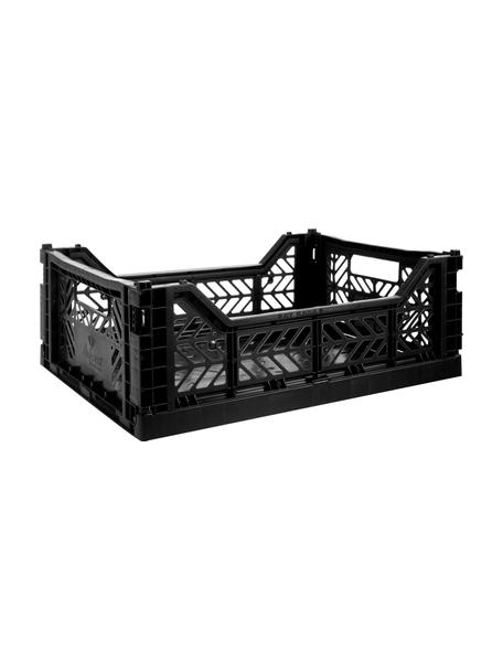 Kosz do przechowywania Black, Tworzywo sztuczne, Czarny, S 40 x W 14 cm
