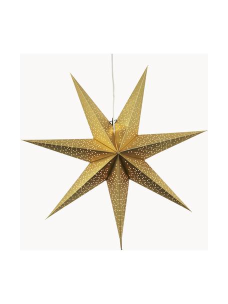 Stella luminosa in carta con spina Dot, Dorato, Ø 70 cm