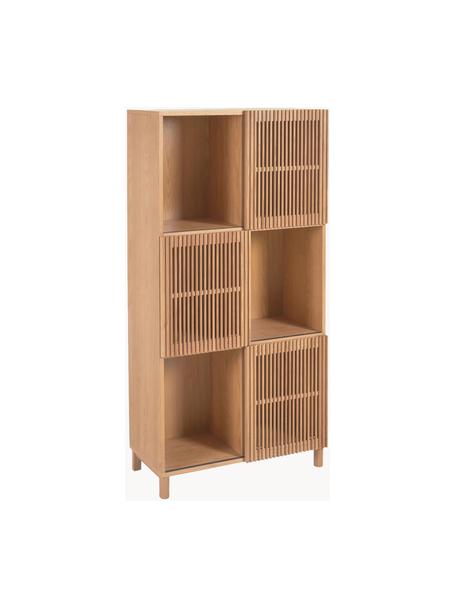 Étagère en bois de chêne Beyla, Bois de chêne, larg. 84 x haut. 170 cm