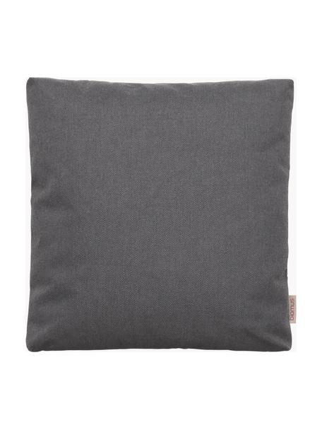 Cuscino imbottito da esterno Stay, Rivestimento: 100% poliestere, resisten, Antracite, Larg. 45 x Lung. 45 cm