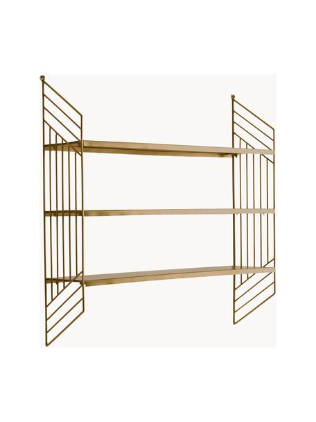 Metalen wandrek Willie, Metaalkleurig, Messingkleurig, B 61 x H 61 cm
