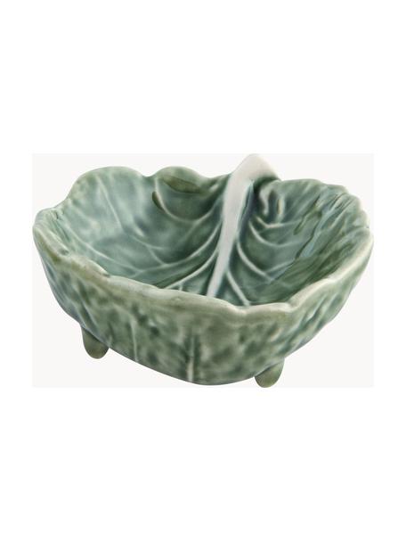 Ručně malované misky na dipy Cabbage, 2 ks, Kamenina, Šalvějově zelená, Ø 8 cm, V 3 cm